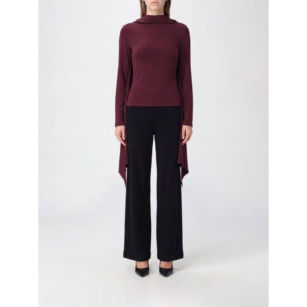 Rotate Women Slim Fit Viscose Blouse Rotate With Long Sleeves And Pussy-Bow Neck